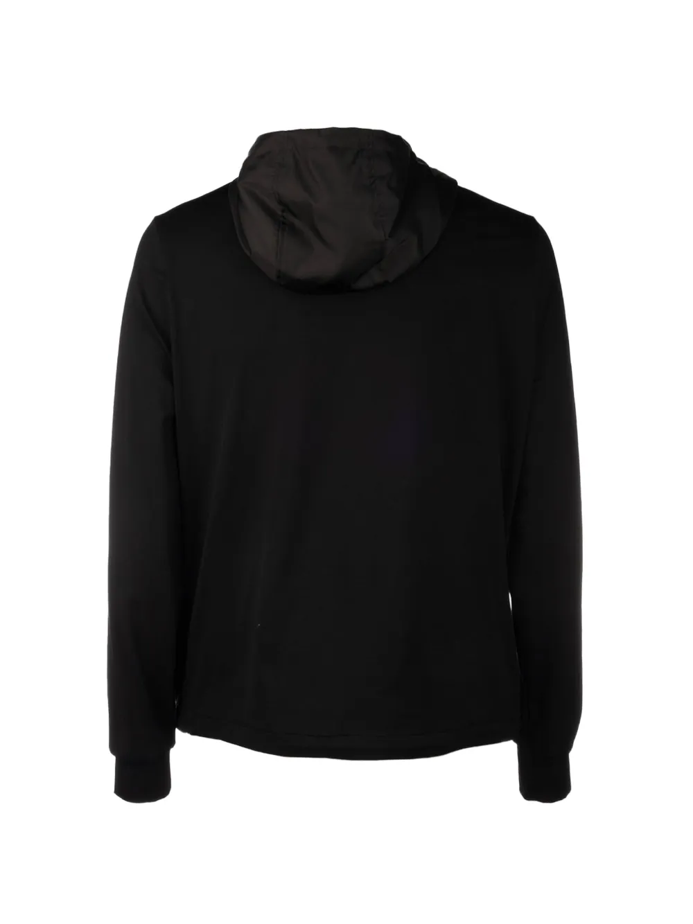  Prada Hooded Pocket Sweatshirt - Black 
