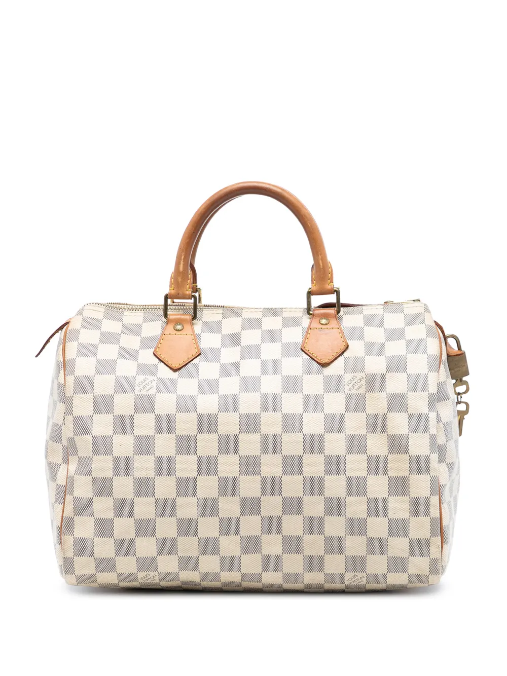 Louis Vuitton Pre-Owned 2012 Damier Azur Speedy 30 boston bag - White