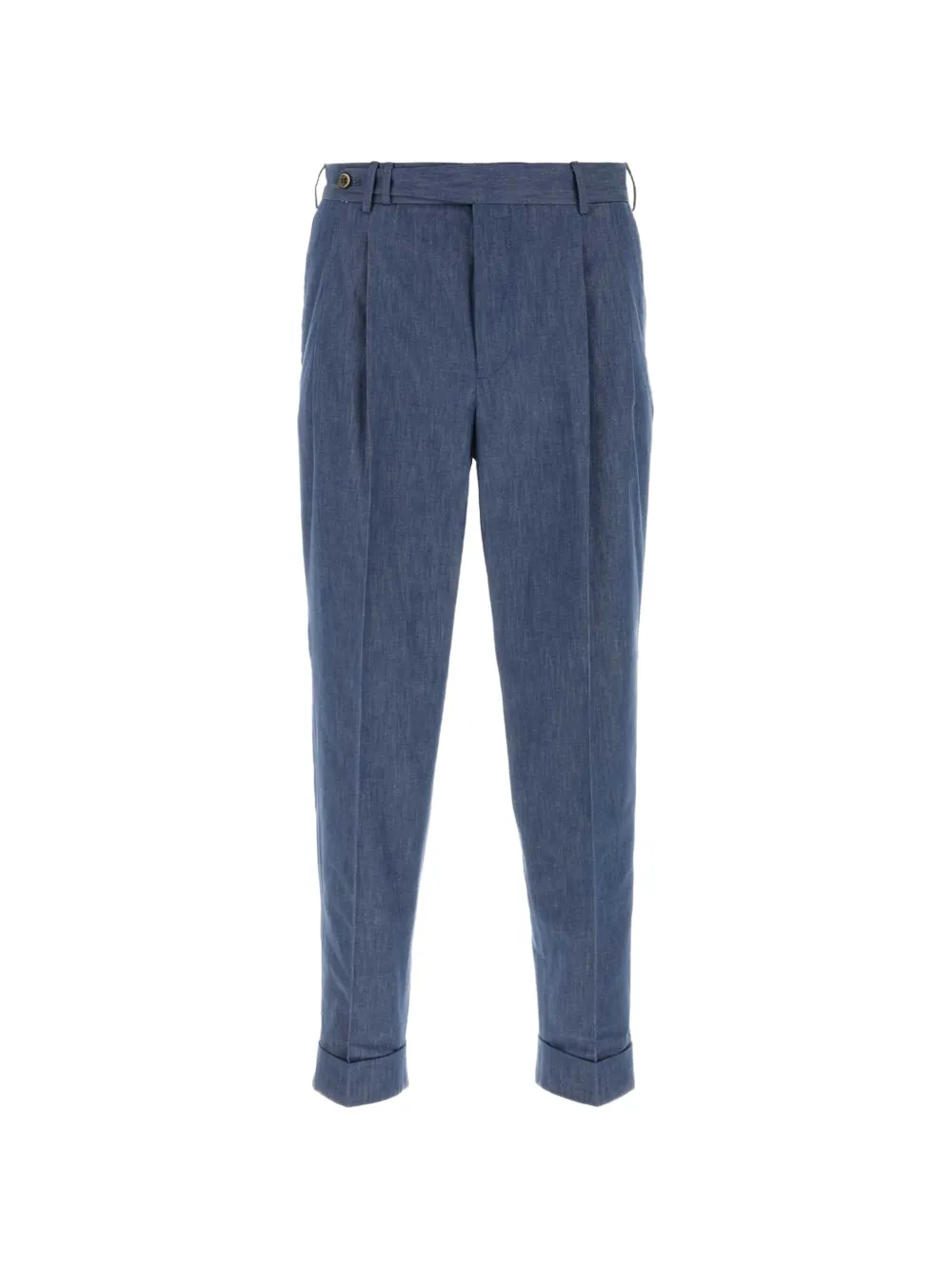 PT Torino cuffed tapered trousers - Blu