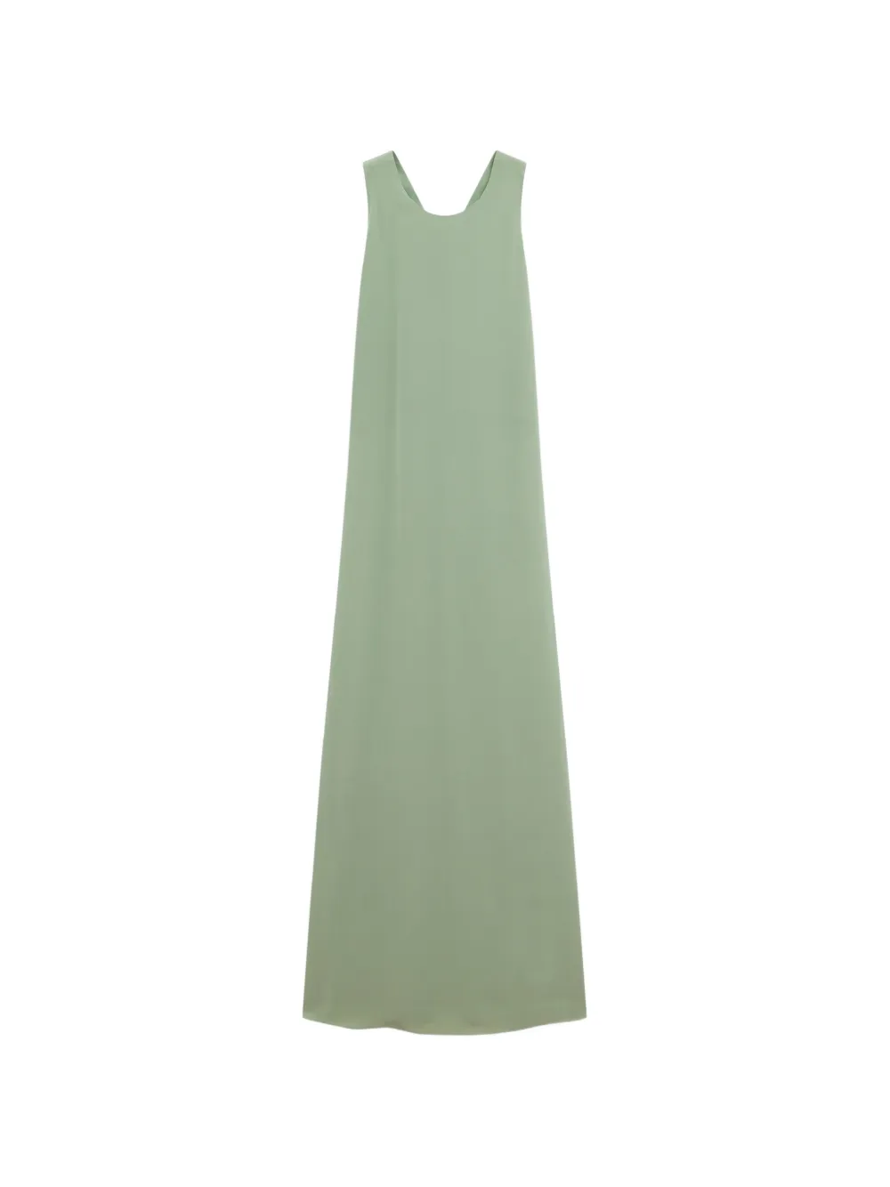 ASPESI tie back detail maxi dress - Verde