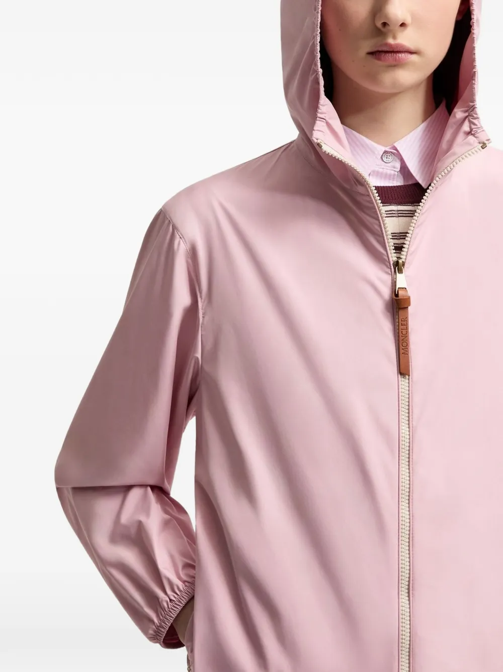 Moncler Jack met capuchon Roze