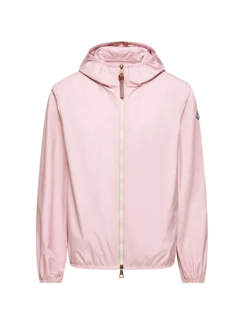Moncler hooded logo-patch jacket