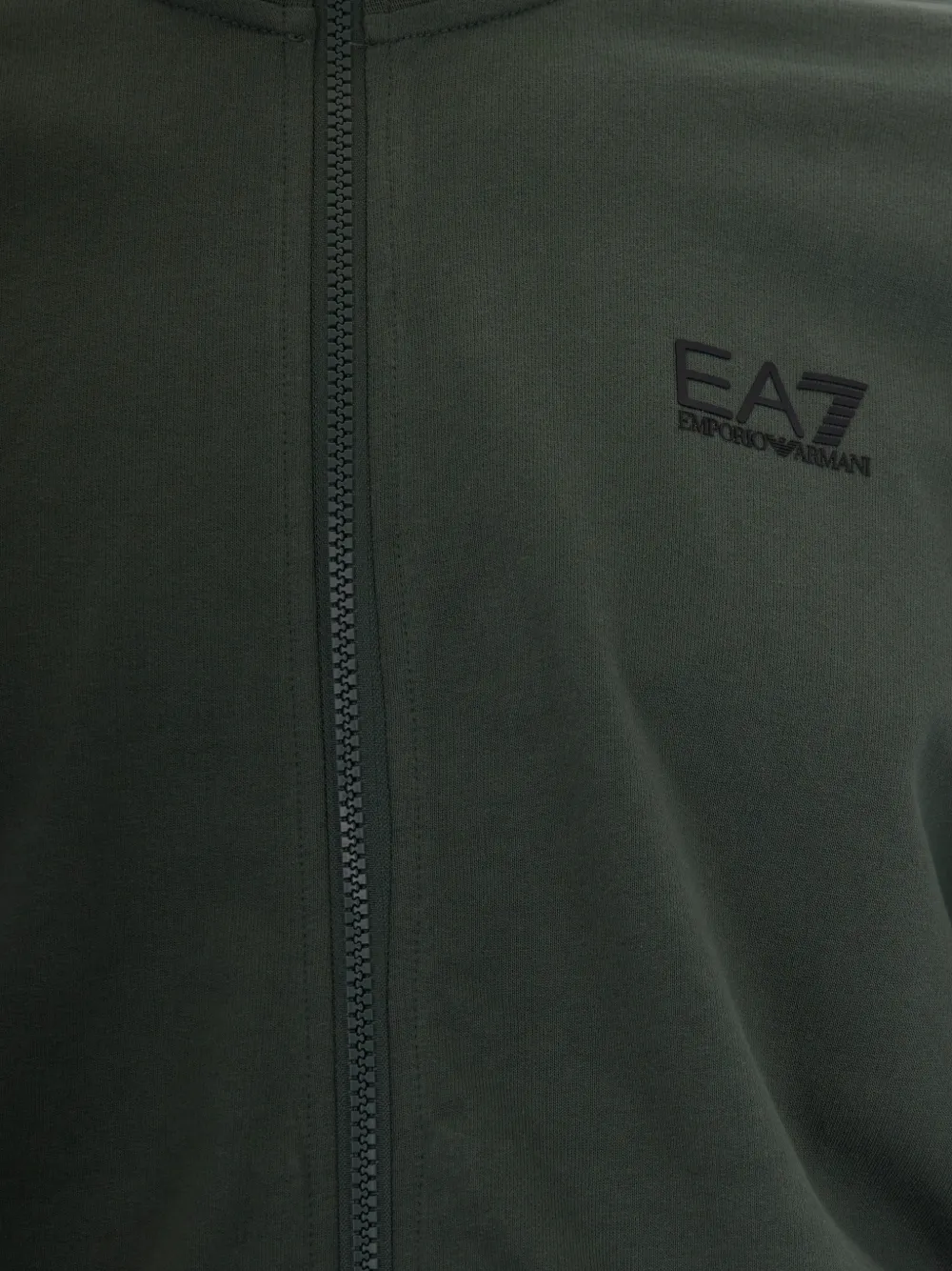 Ea7 Emporio Armani Sweater met rits Groen