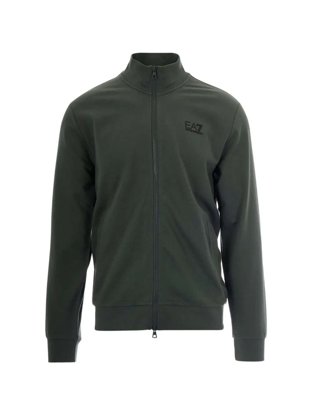 Ea7 Emporio Armani zip-fastening sweatshirt - Verde
