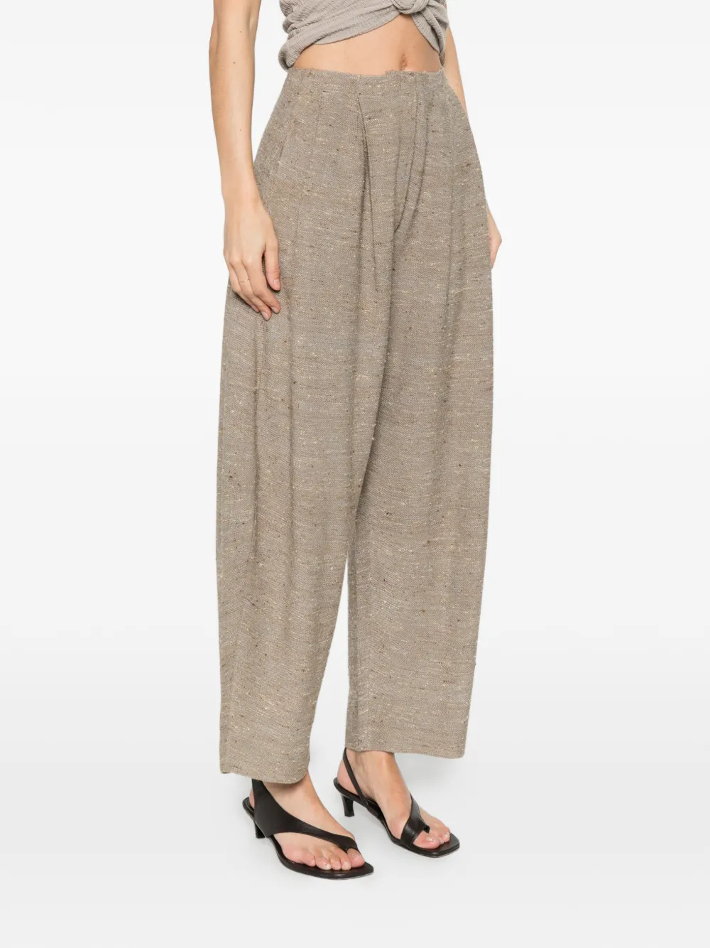  Boboutic Cropped Trousers - Neutrals 