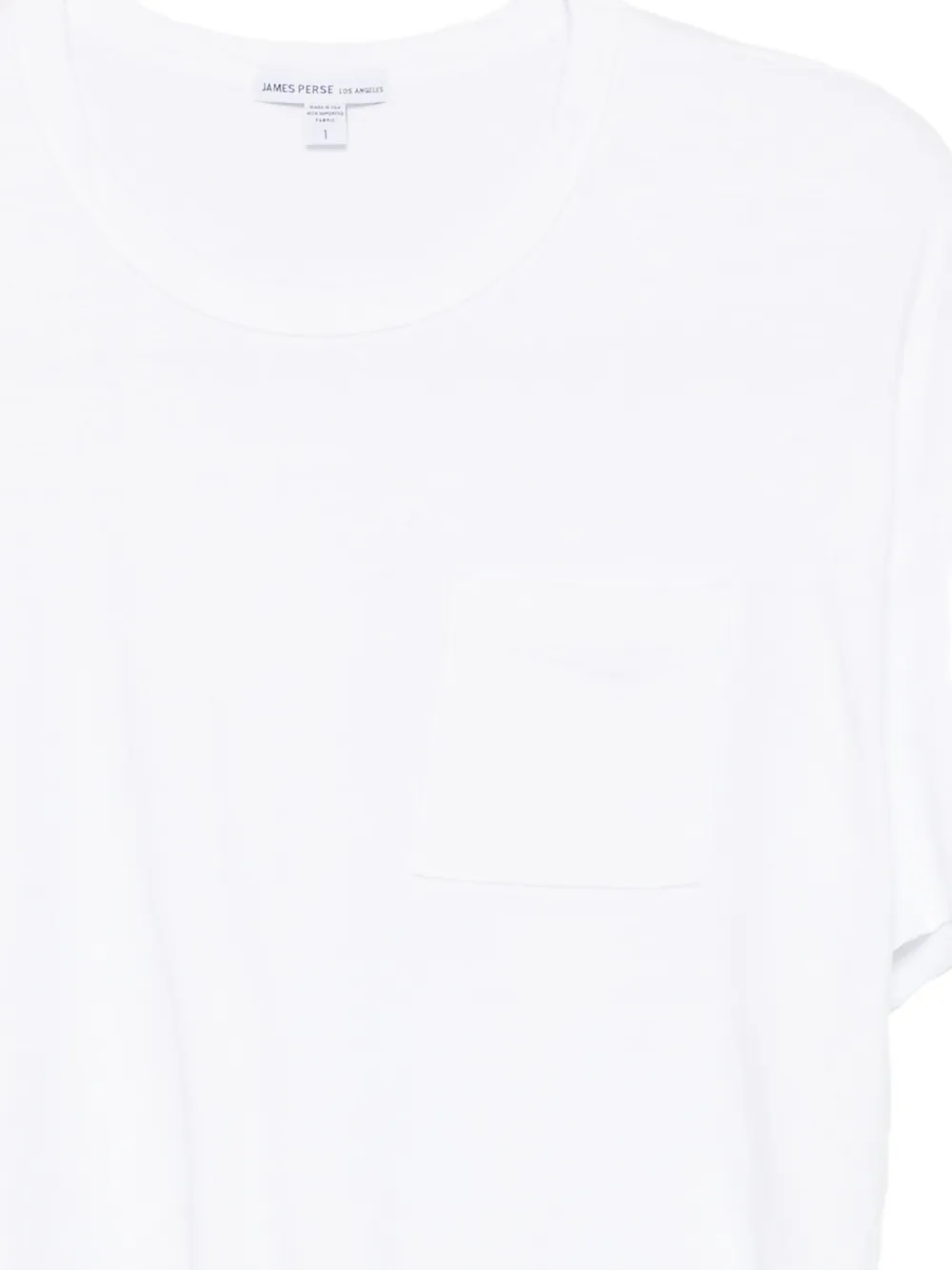 James Perse T-shirt met opgestikte zak Wit