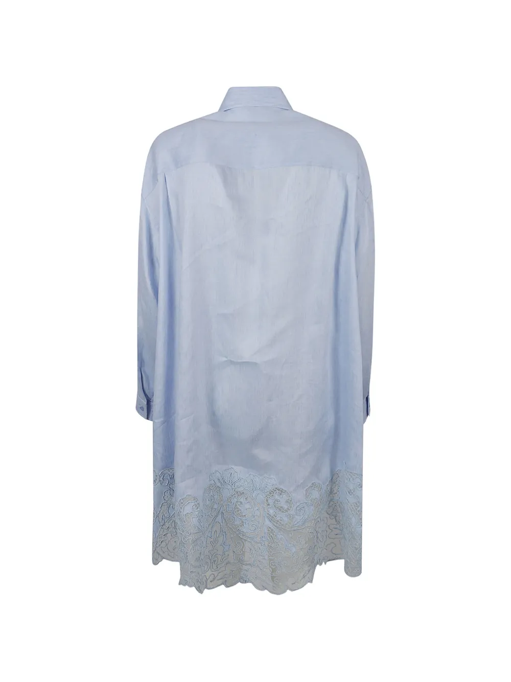 Ermanno Scervino Blouse met borduurwerk Blauw