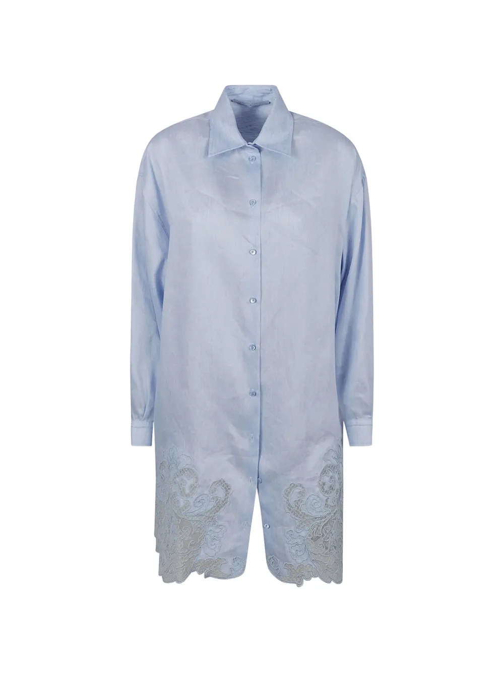 Ermanno Scervino embroidered shirt - Blu