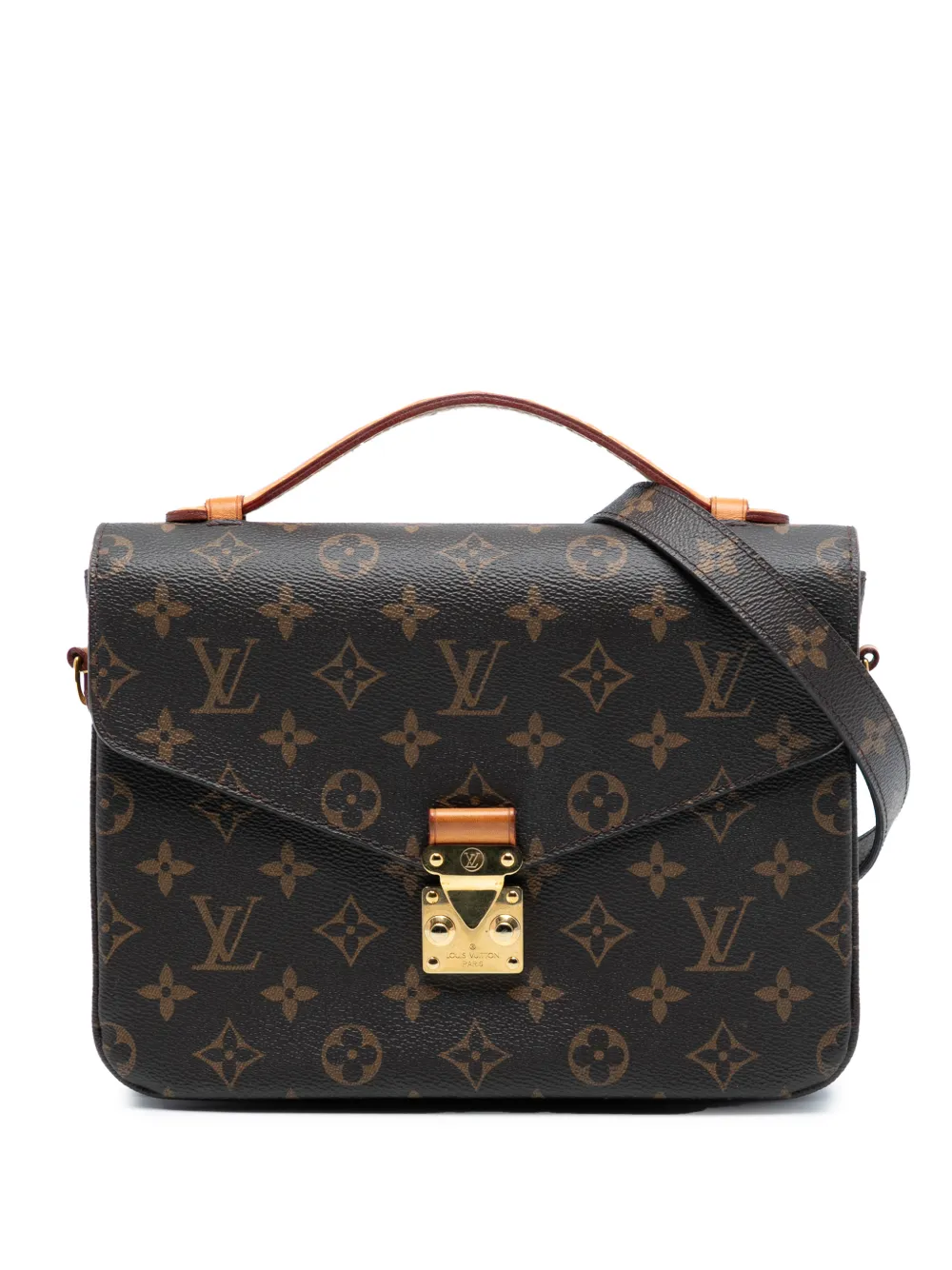 Louis Vuitton Pre-Owned 2016 Monogram Pochette Metis satchel - Marrone