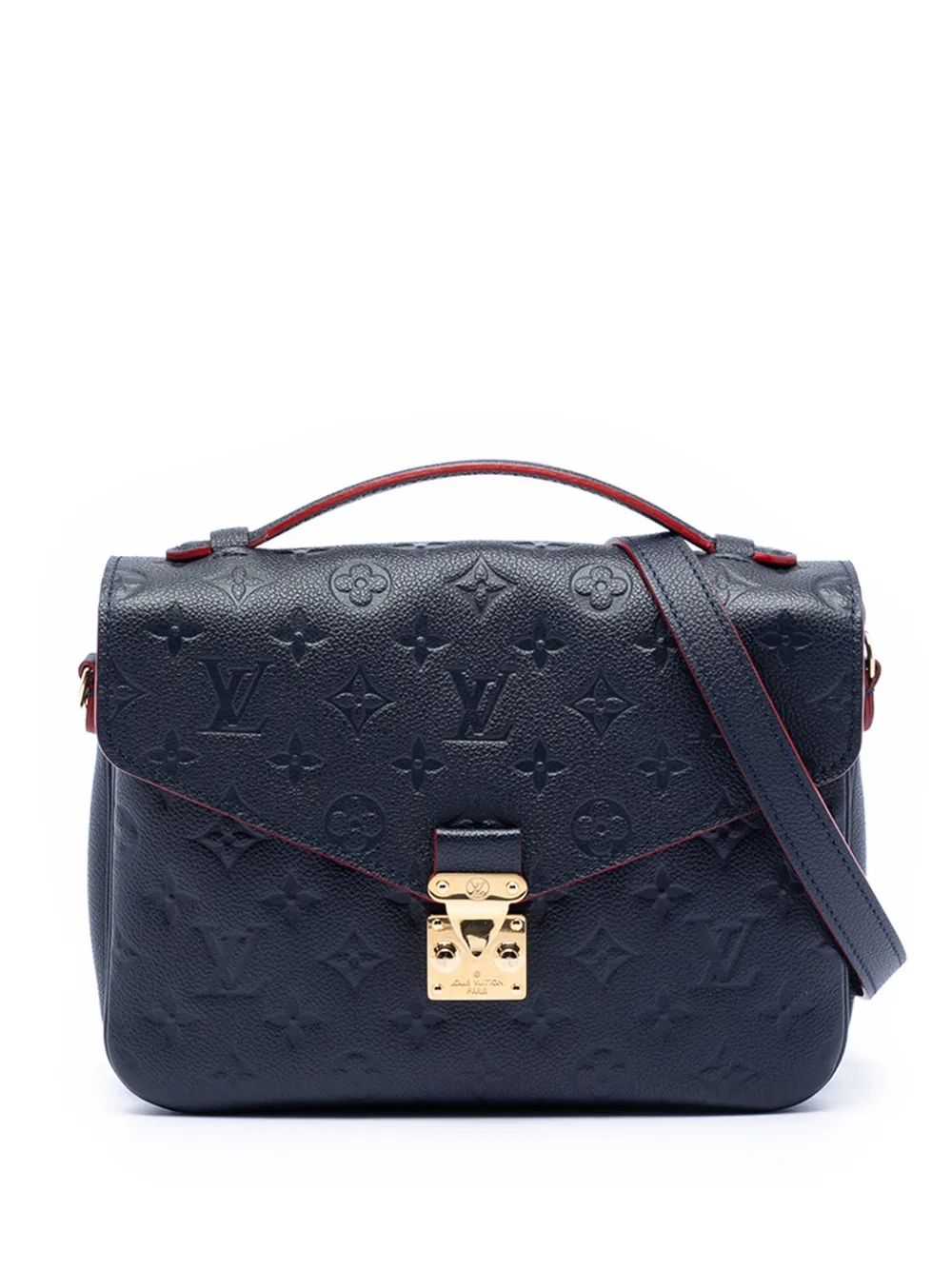 Louis Vuitton Pre-Owned 2019 Monogram Empreinte Pochette Metis satchel - Blu