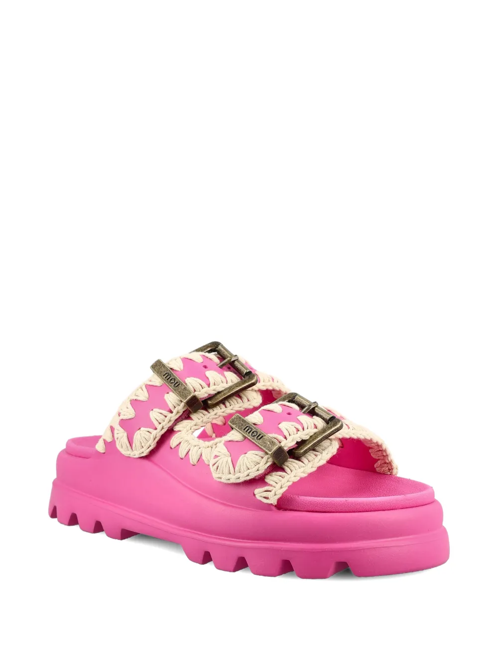 Mou Eva sandalen met gesp Roze