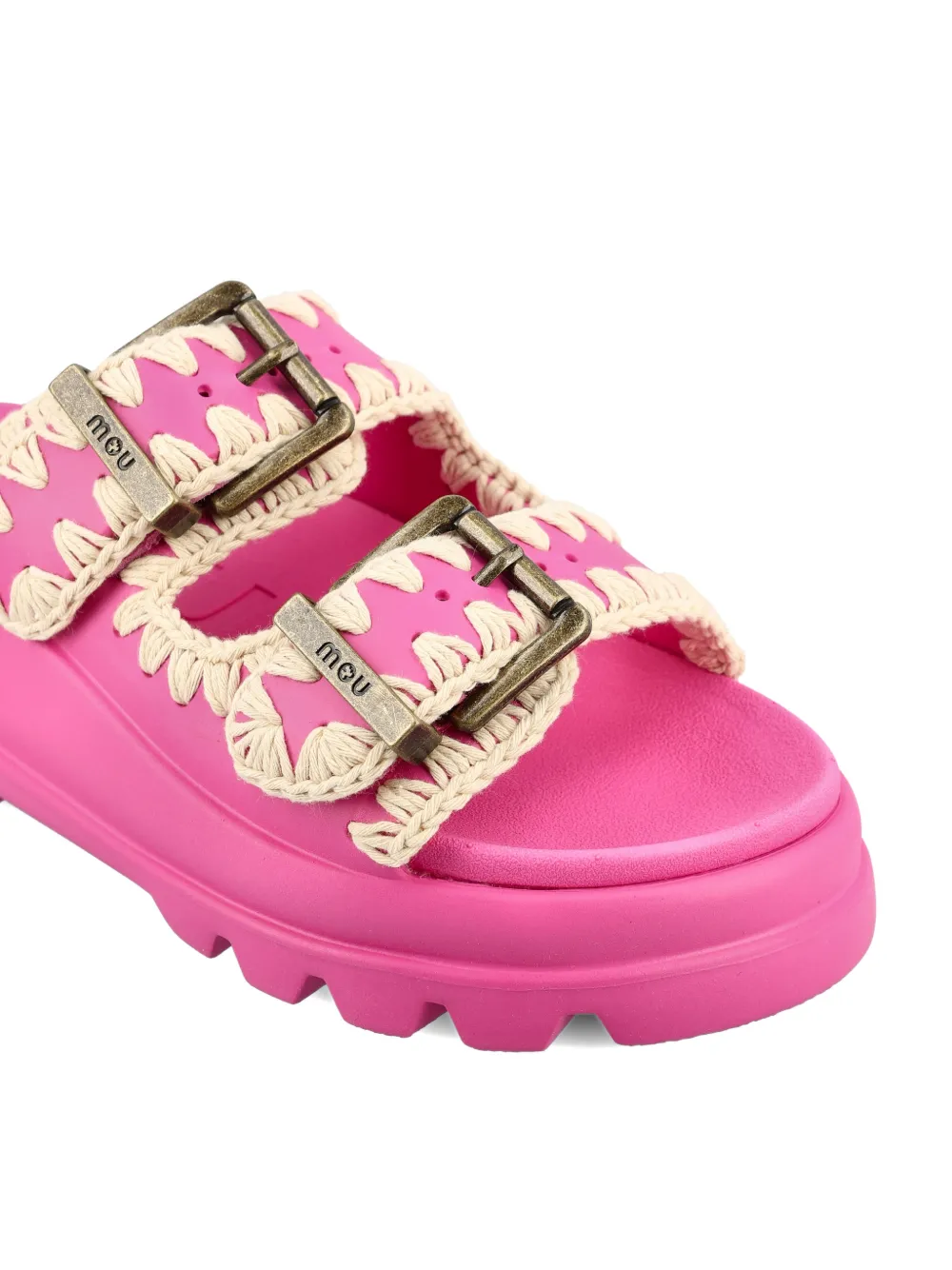 Mou Eva sandalen met gesp Roze