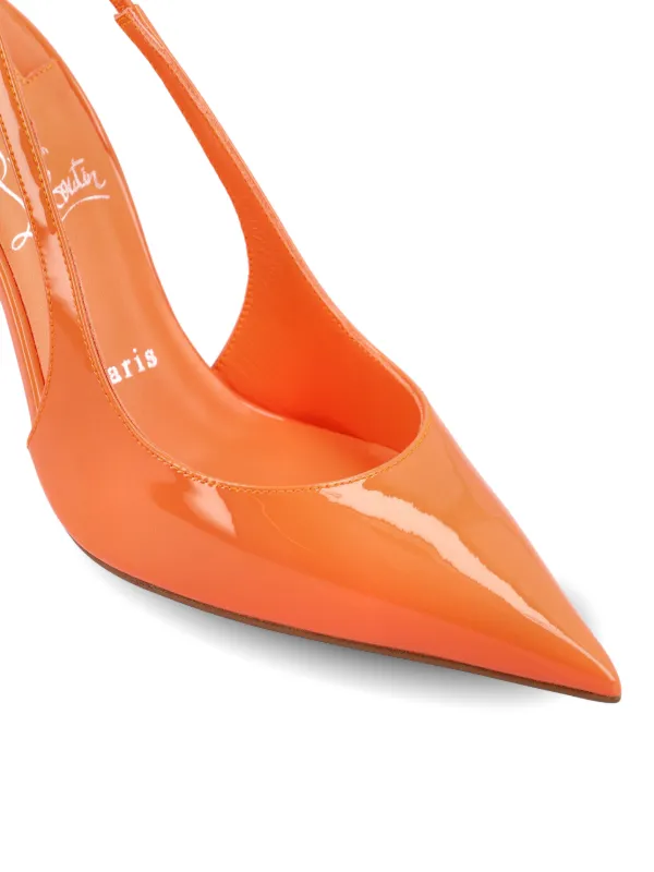 Christian Louboutin Miss Z Slingback Pumps | Orange | FARFETCH AO