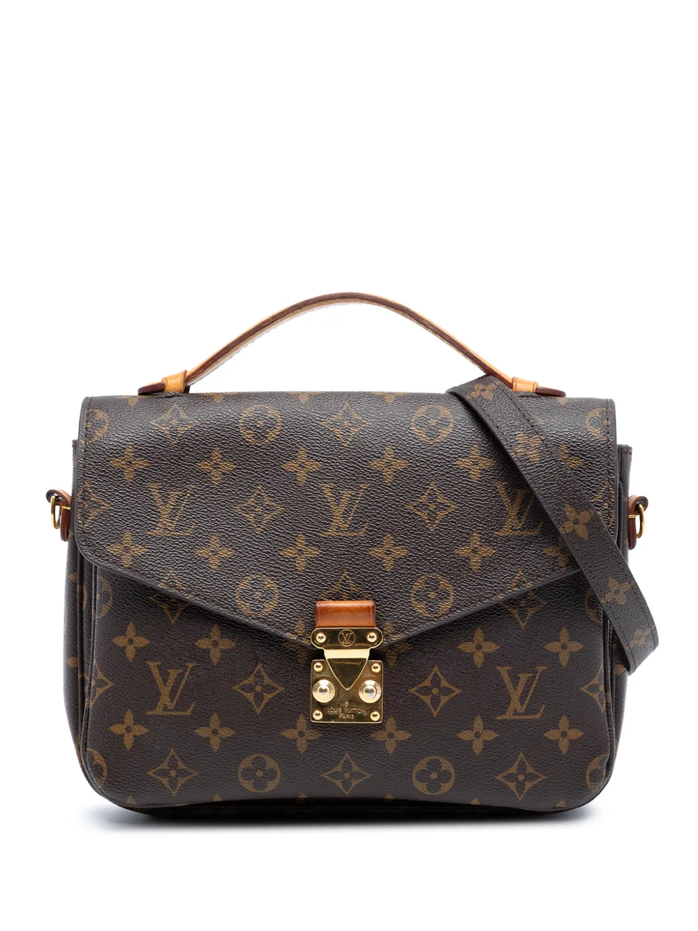 Louis Vuitton Pre-Owned 2016 Monogram Pochette Metis satchel - Braun