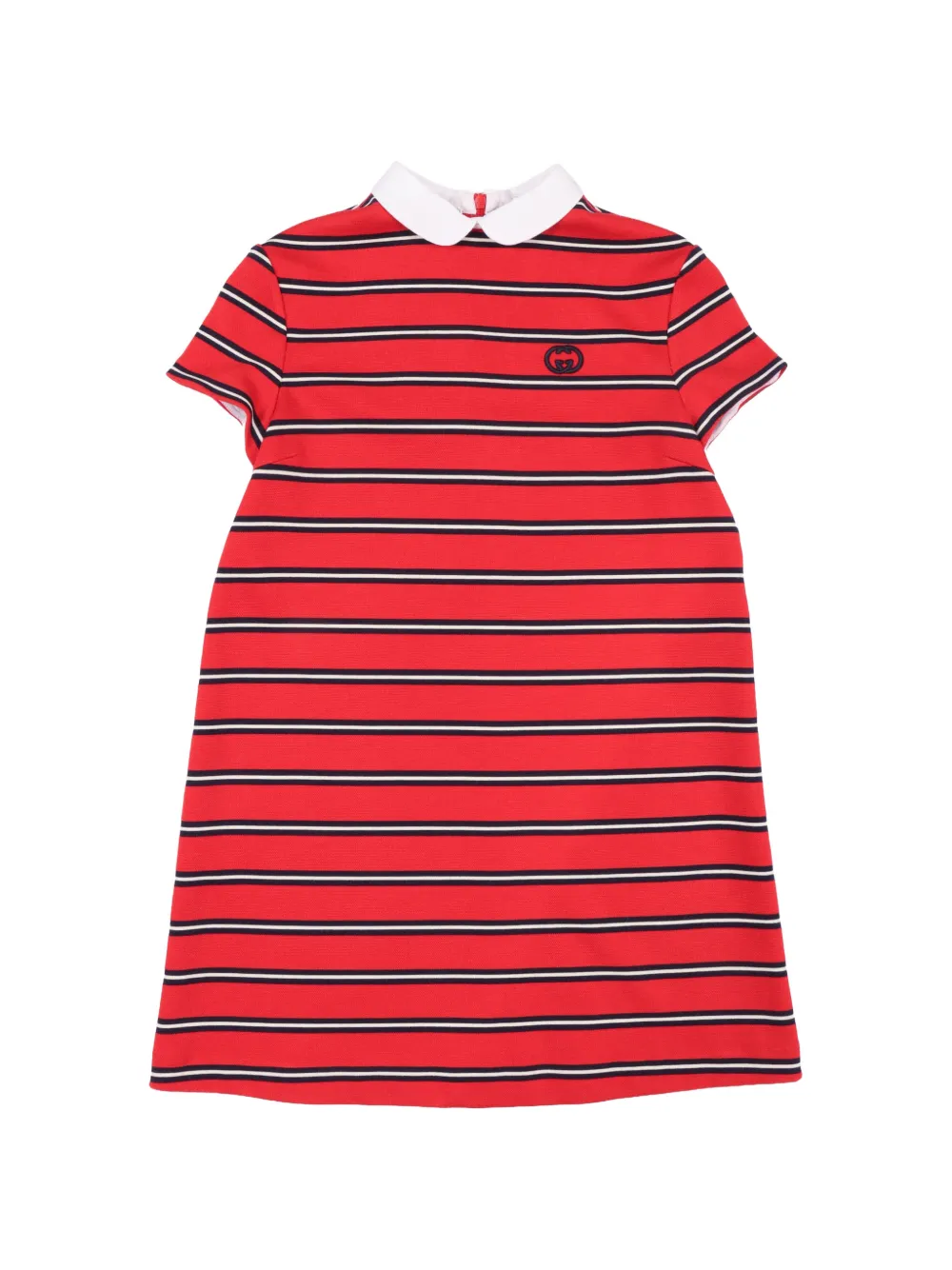 Gucci Kids striped-pattern dress - Rot