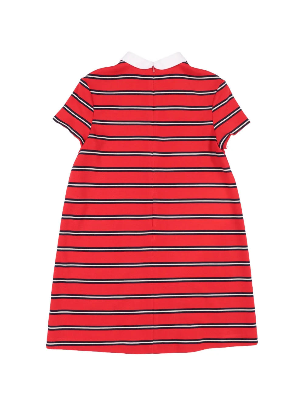 Gucci Kids Gestreepte jurk Rood
