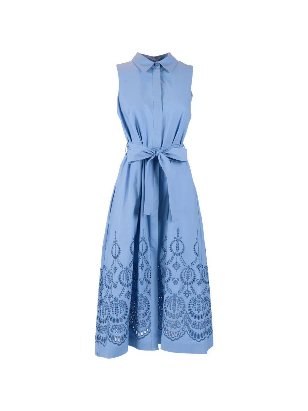 P.A.R.O.S.H. broderie-anglaise dress - Blu