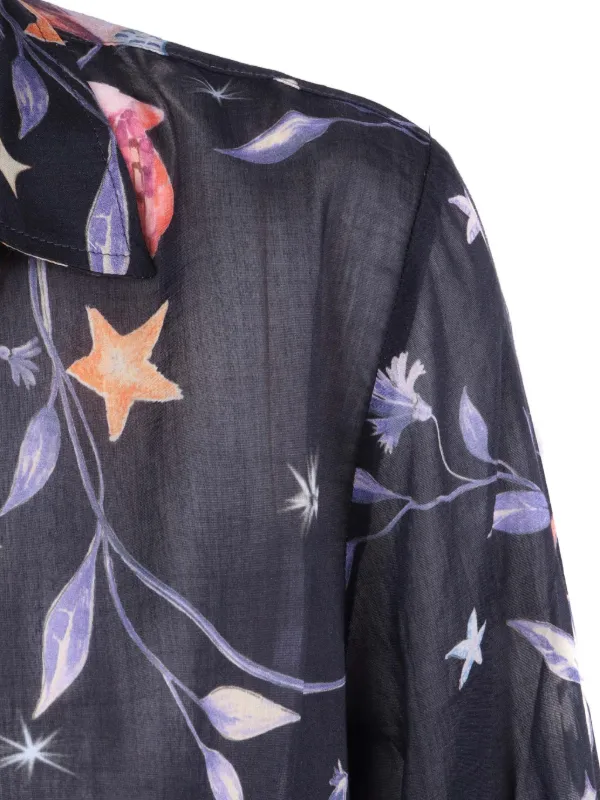 Forte Forte Deliverance フローラル シャツ | ブルー | FARFETCH JP
