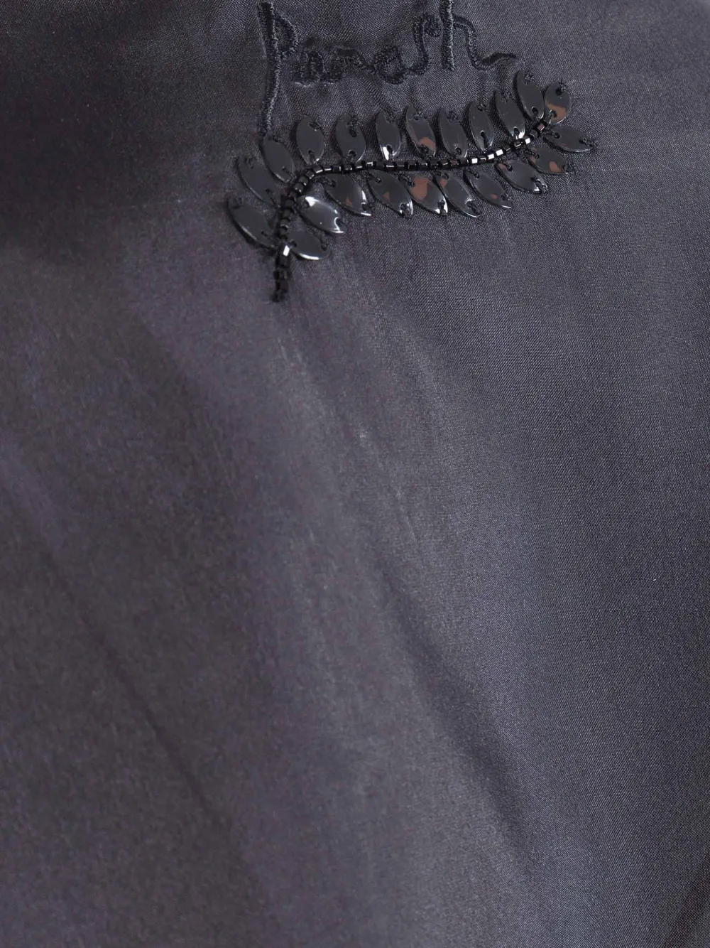  P.a.r.o.s.h. Sequin Blouse - Black 