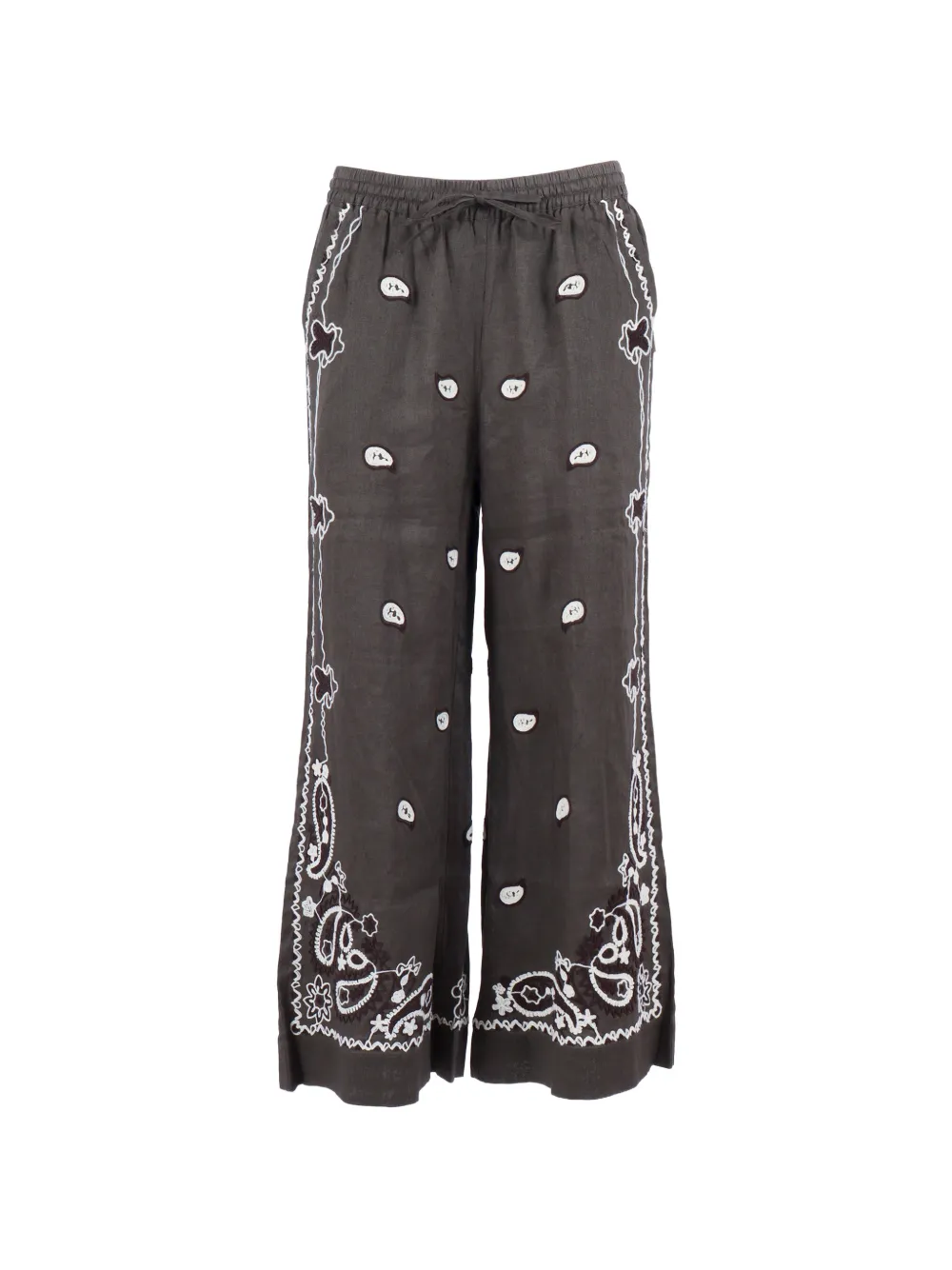 P.A.R.O.S.H. embroidered trousers - Braun