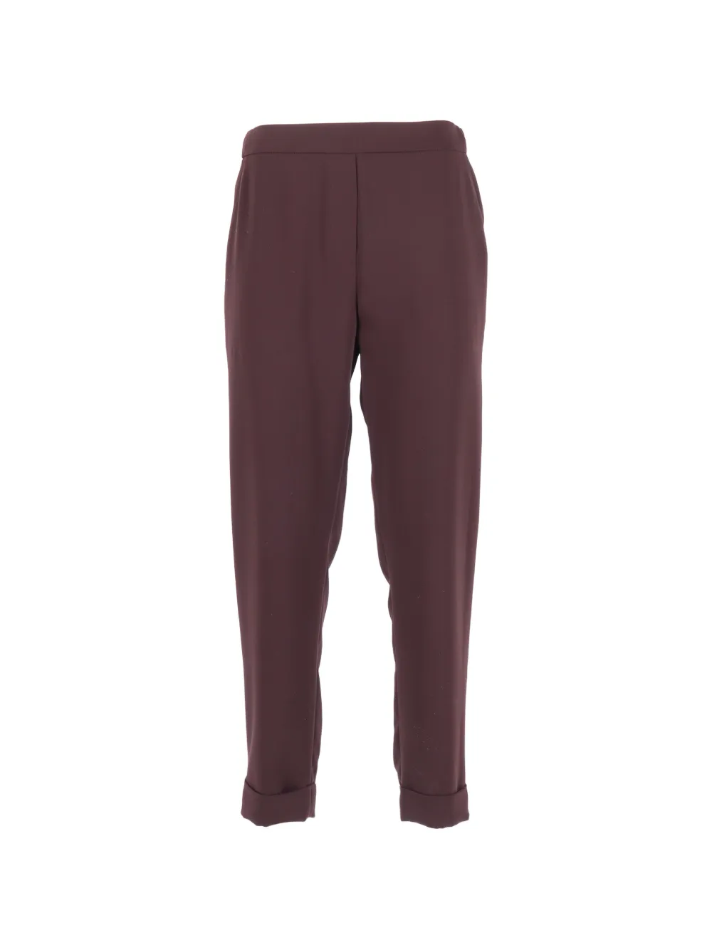P.A.R.O.S.H. elastic-waistaband trousers - Marrone