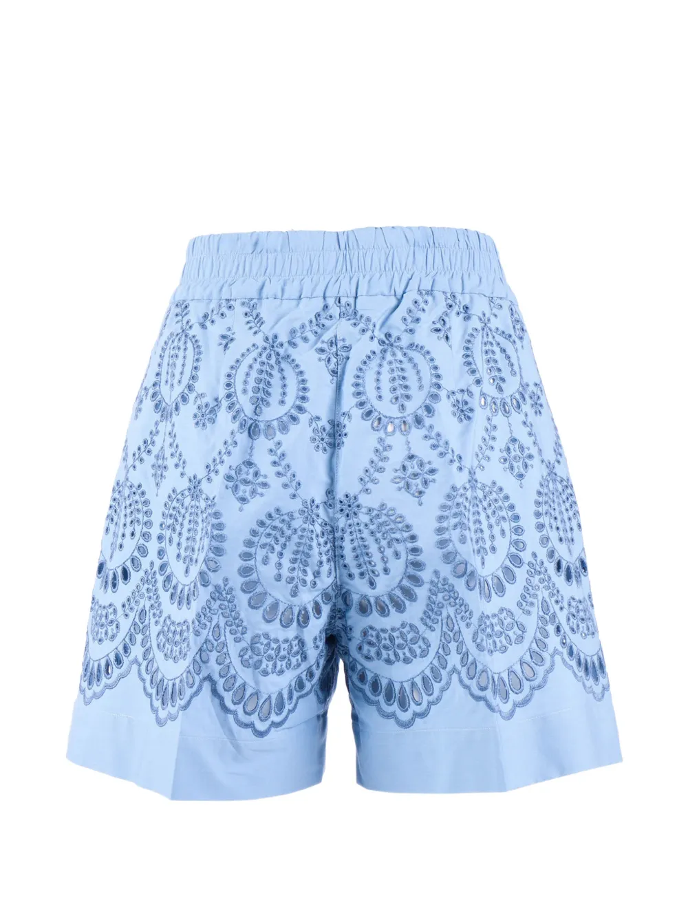  P.a.r.o.s.h. Broderie-anglaise Shorts - Blue 