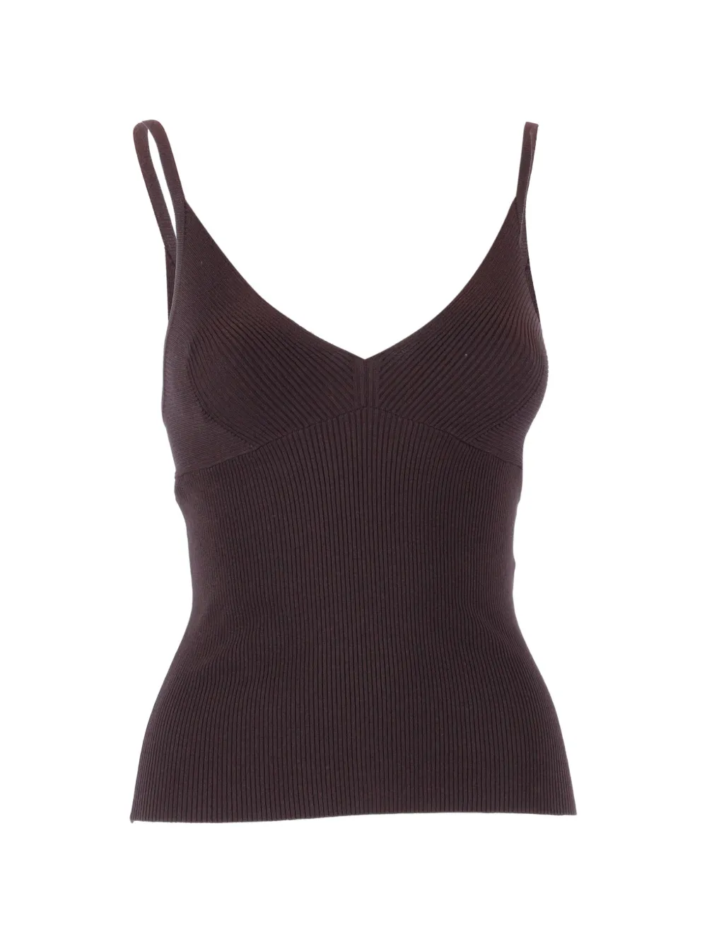 P.A.R.O.S.H. V-neck top - Marrone