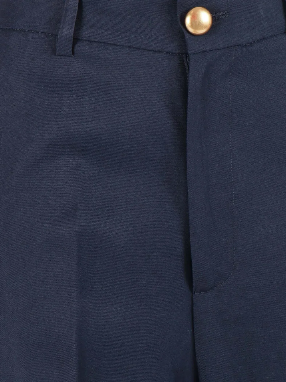  P.a.r.o.s.h. Button Trousers - Blue 