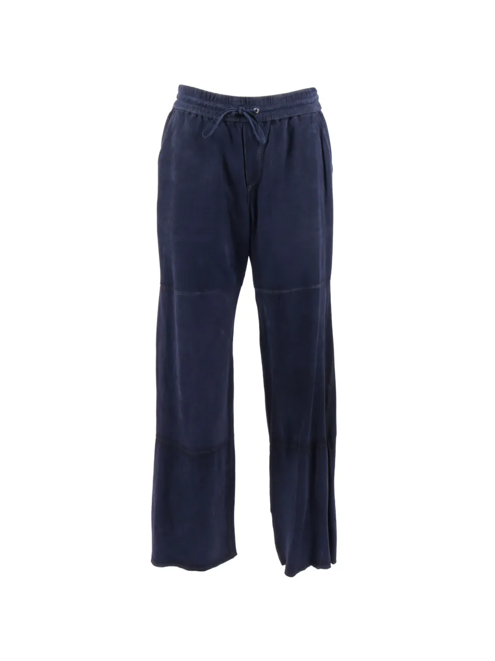 P.A.R.O.S.H. drawstring suede trousers - Blu