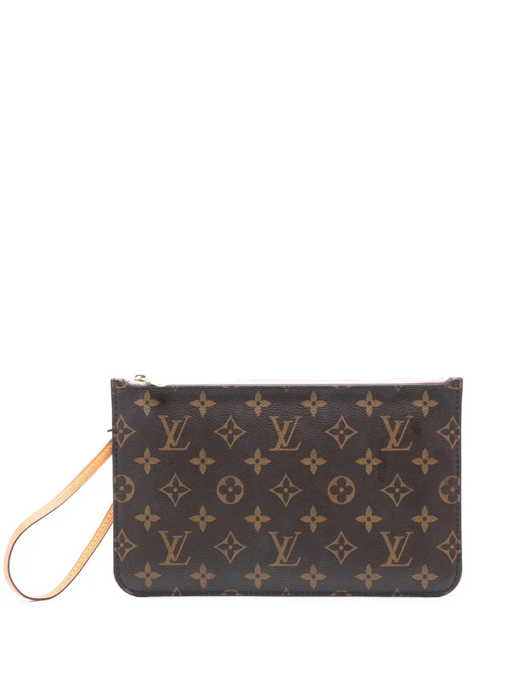 Louis Vuitton Pre-Owned 2015 Monogram Neverfull MM pouch - Marrone