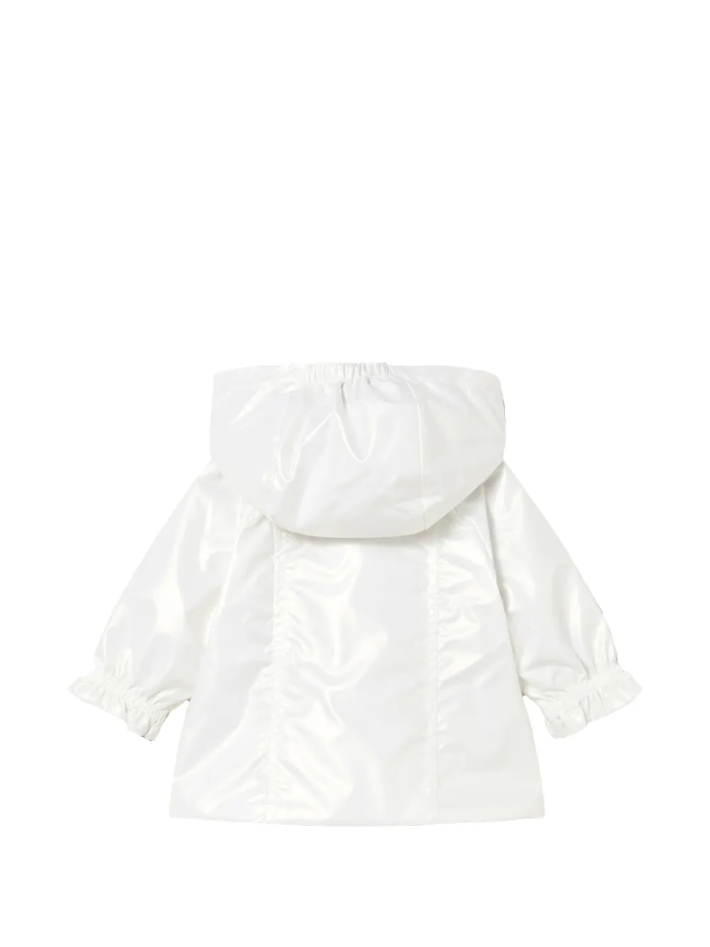  Mayoral Hooded Glossy Jacket - White 