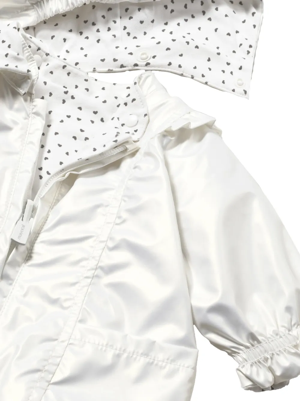  Mayoral Hooded Glossy Jacket - White 