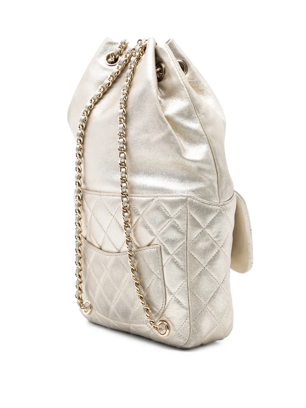 2015-2016 Small Metallic Lambskin In Seoul Backpack