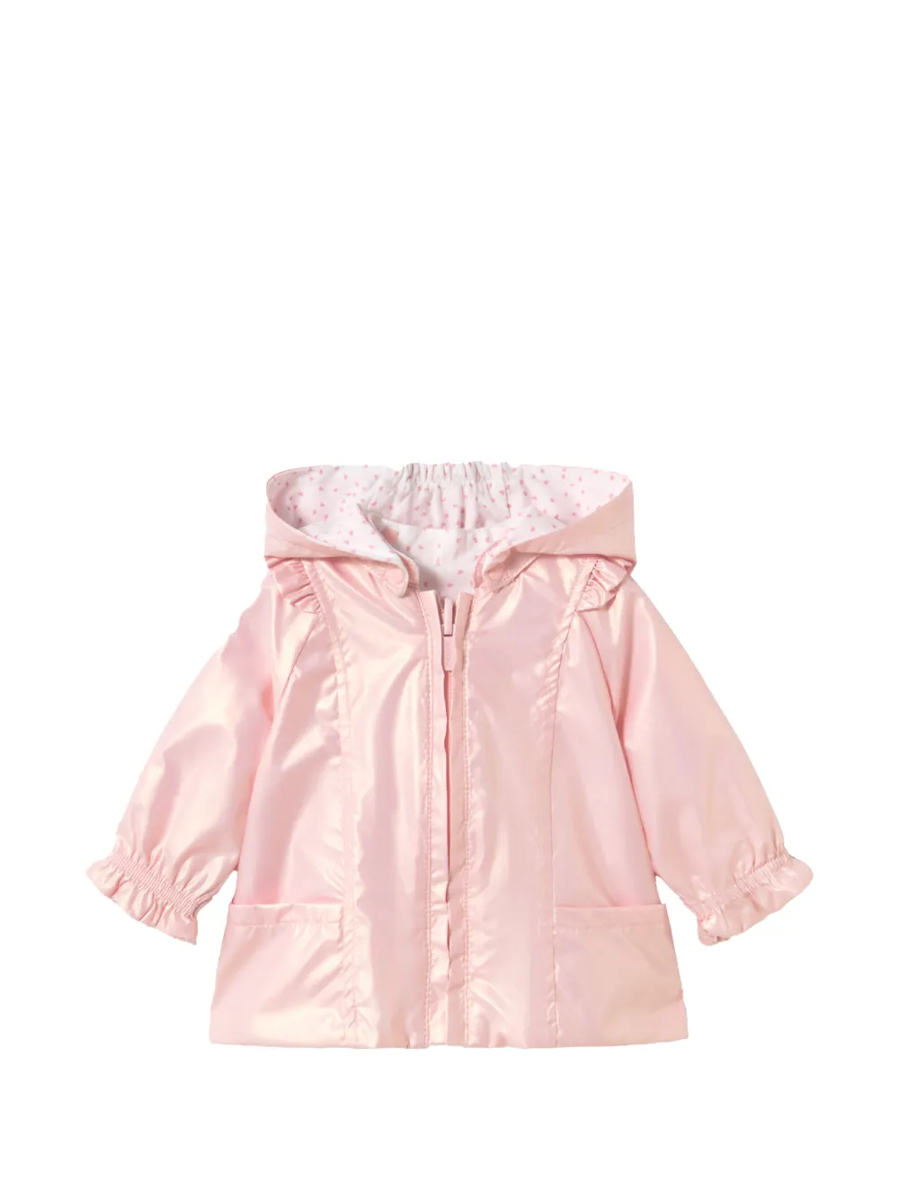 Mayoral hooded ruffled jacket - Rosa