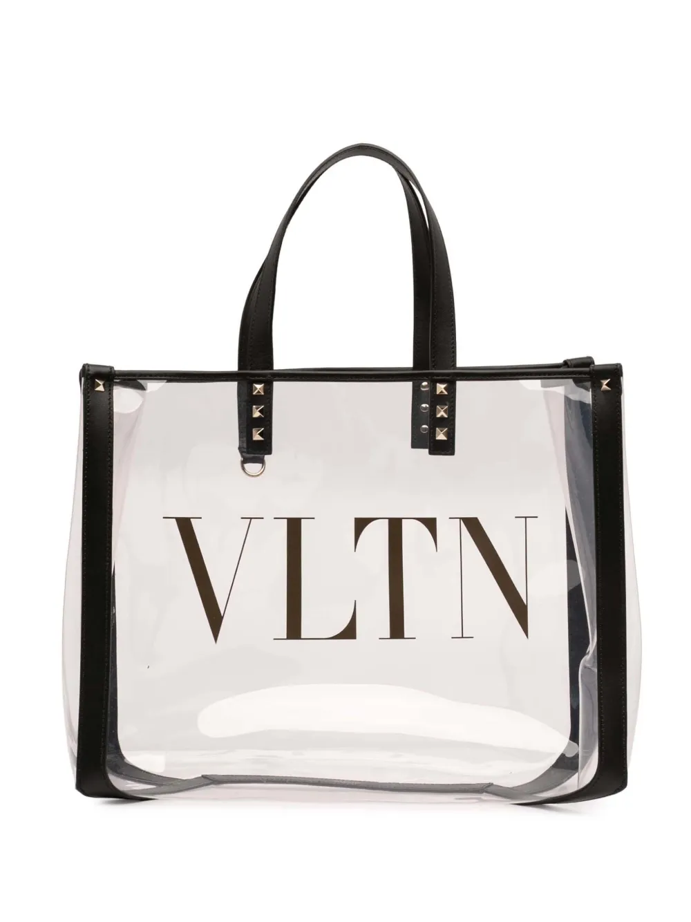 Valentino Garavani Pre-Owned 2000-2025 PVC VLTN tote bag - Nero