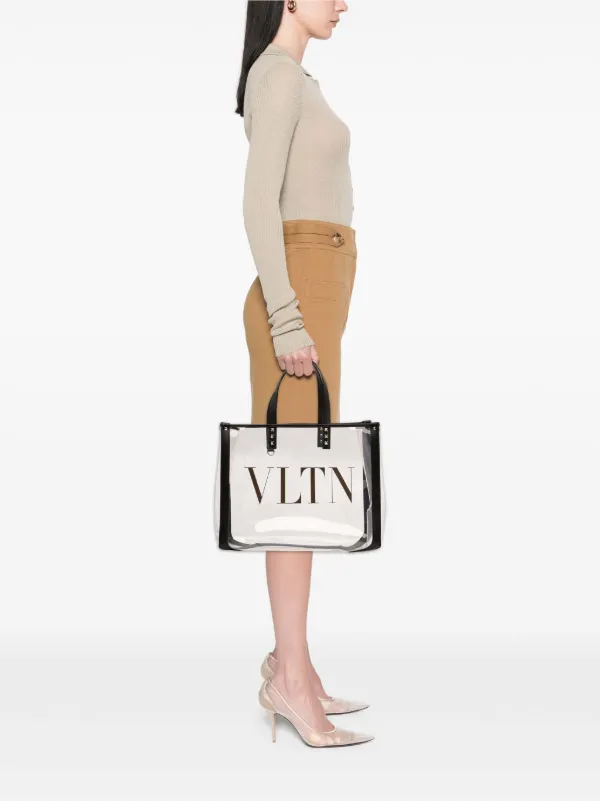 Valentino Garavani Pre-Owned 2000-2025 PVC VLTN ハンドバッグ 