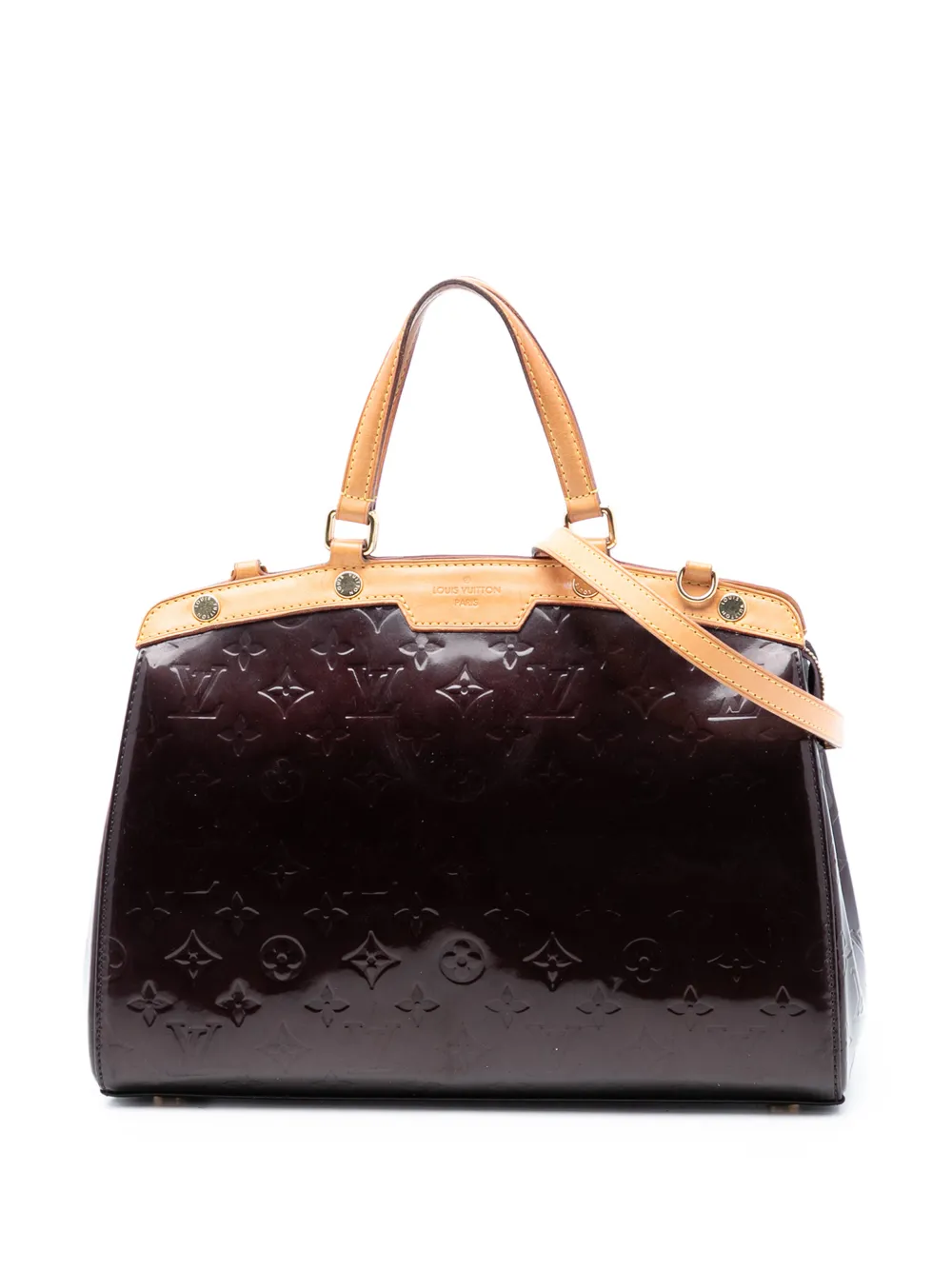 Louis Vuitton Pre-Owned 2014 Monogram Vernis Brea MM satchel - Viola