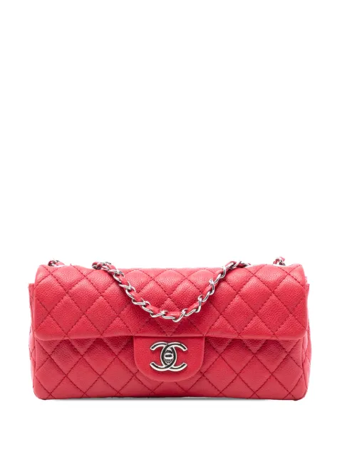 CHANEL Pre-Owned 2008-2009 Classic Caviar East West Single Flap shoulder bag