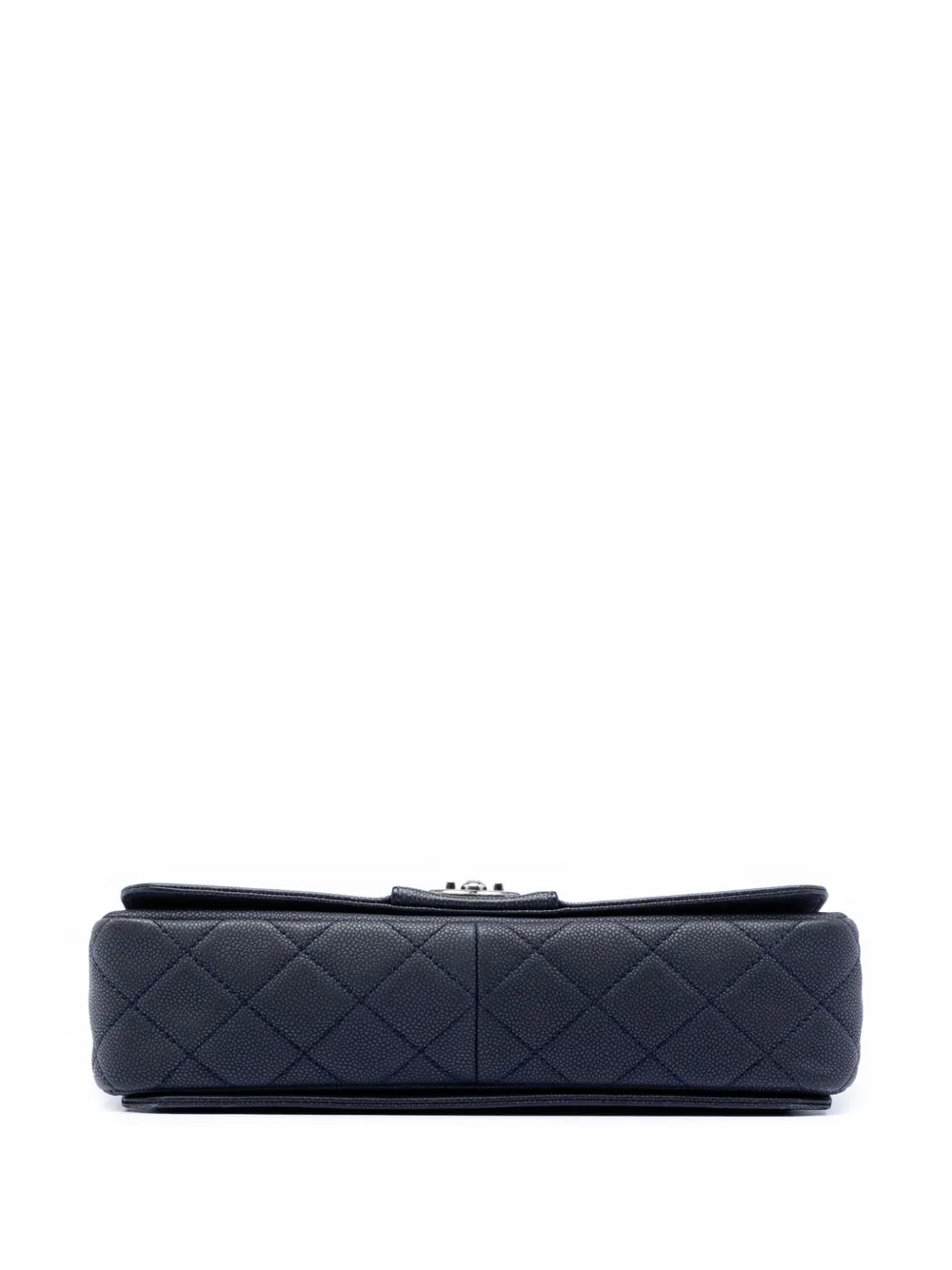 2016-2017 Large Washed Caviar Turn Around Ligne Flap Shoulder Bag