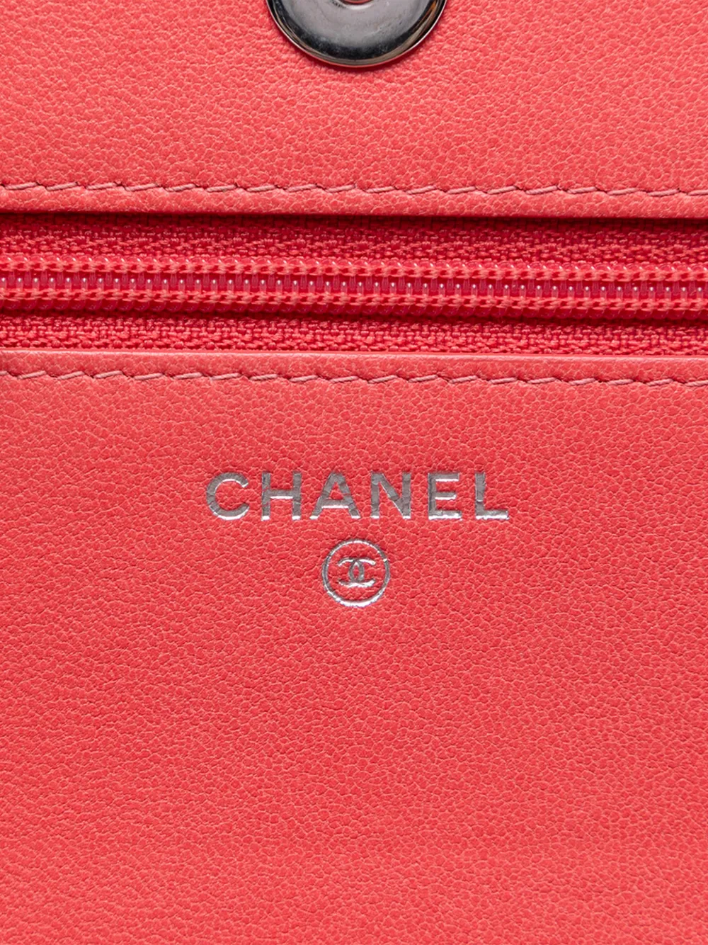 2019 Quilted Lambskin Color Pop Cc Wallet On Chain Crossbody Bag