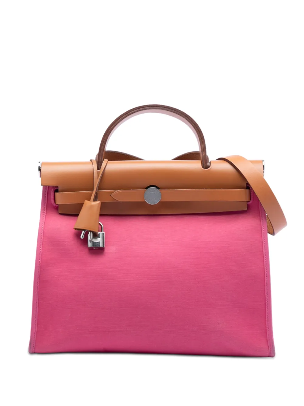 Hermès Pre-Owned 2013 Toile Herbag Zip 31 satchel - Marrone