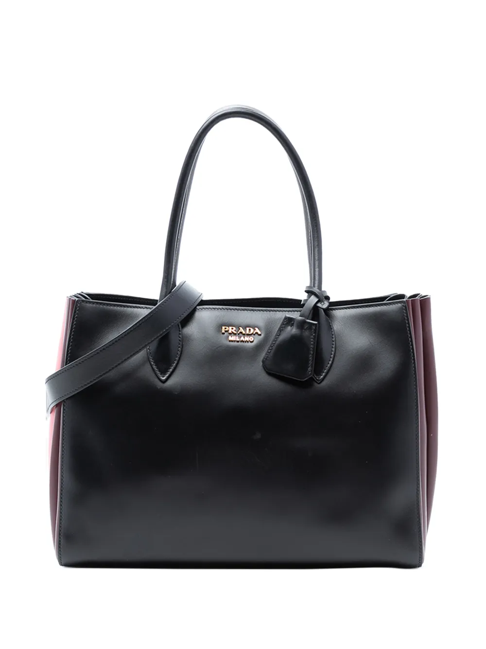 Prada Pre-Owned 2010-2026 City Calf Bibliotheque satchel - Nero