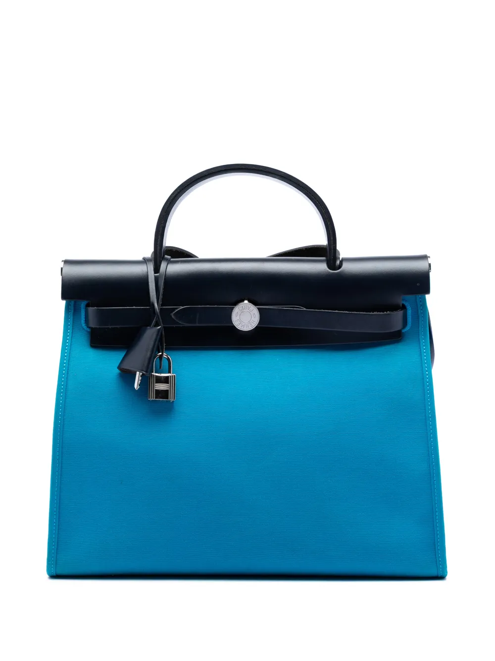 Hermès Pre-Owned 2017 Toile Herbag Zip 31 satchel - Blu