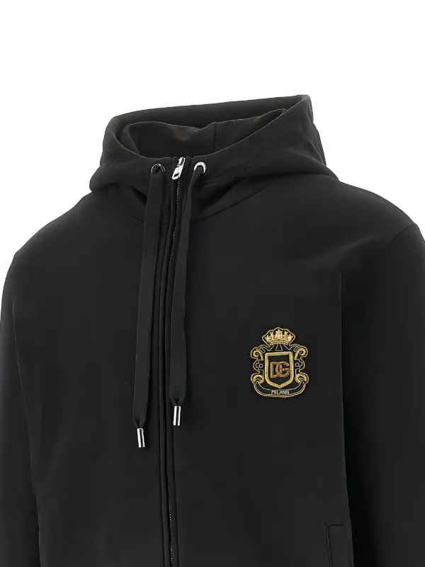 Dolce & Gabbana logo-detail Hoodie | Black | FARFETCH