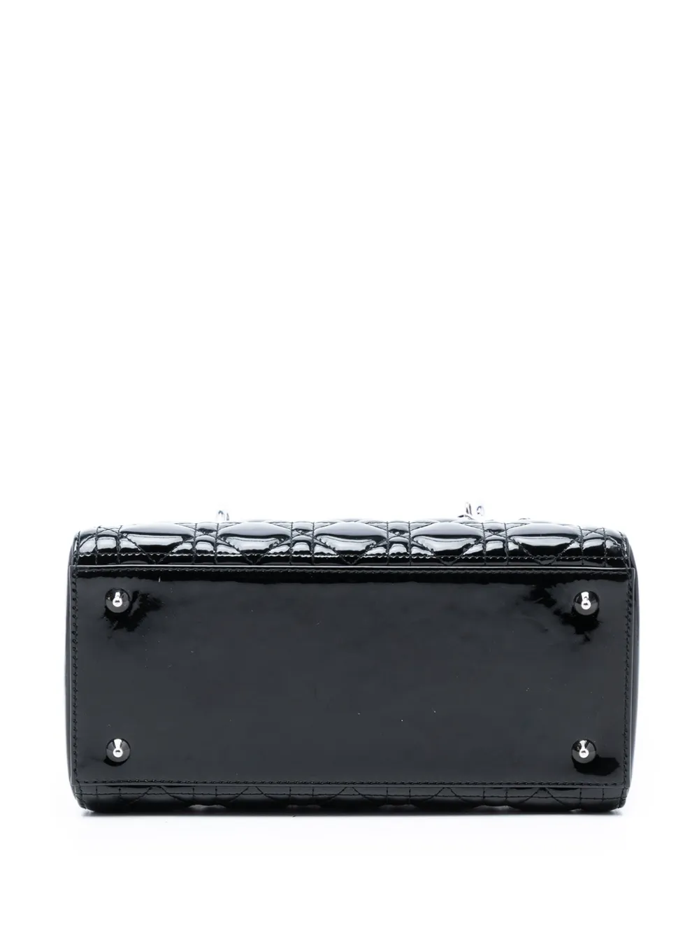 2013 Medium Patent Cannage Lady Dior Satchel