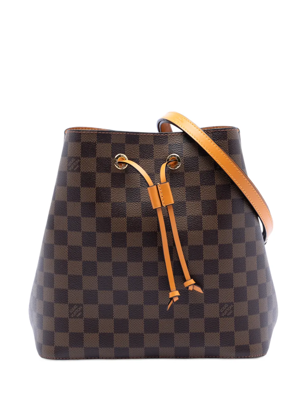 Louis Vuitton Pre-Owned 2020 Damier Ebene Neonoe MM bucket bag - Marrone