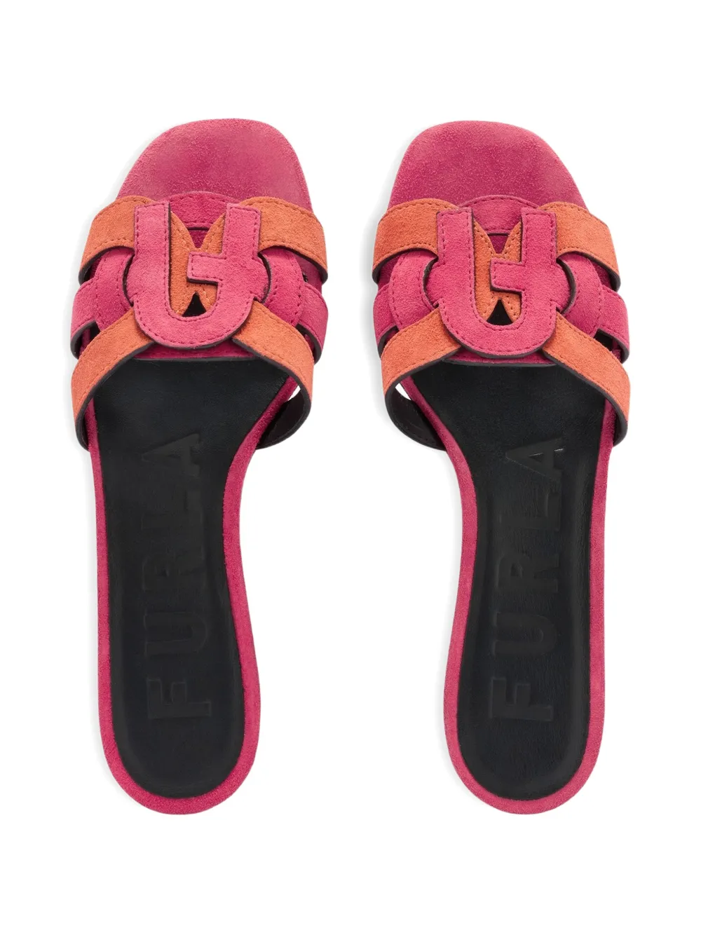 Furla Cilindro sandalen met uitgesneden details Roze