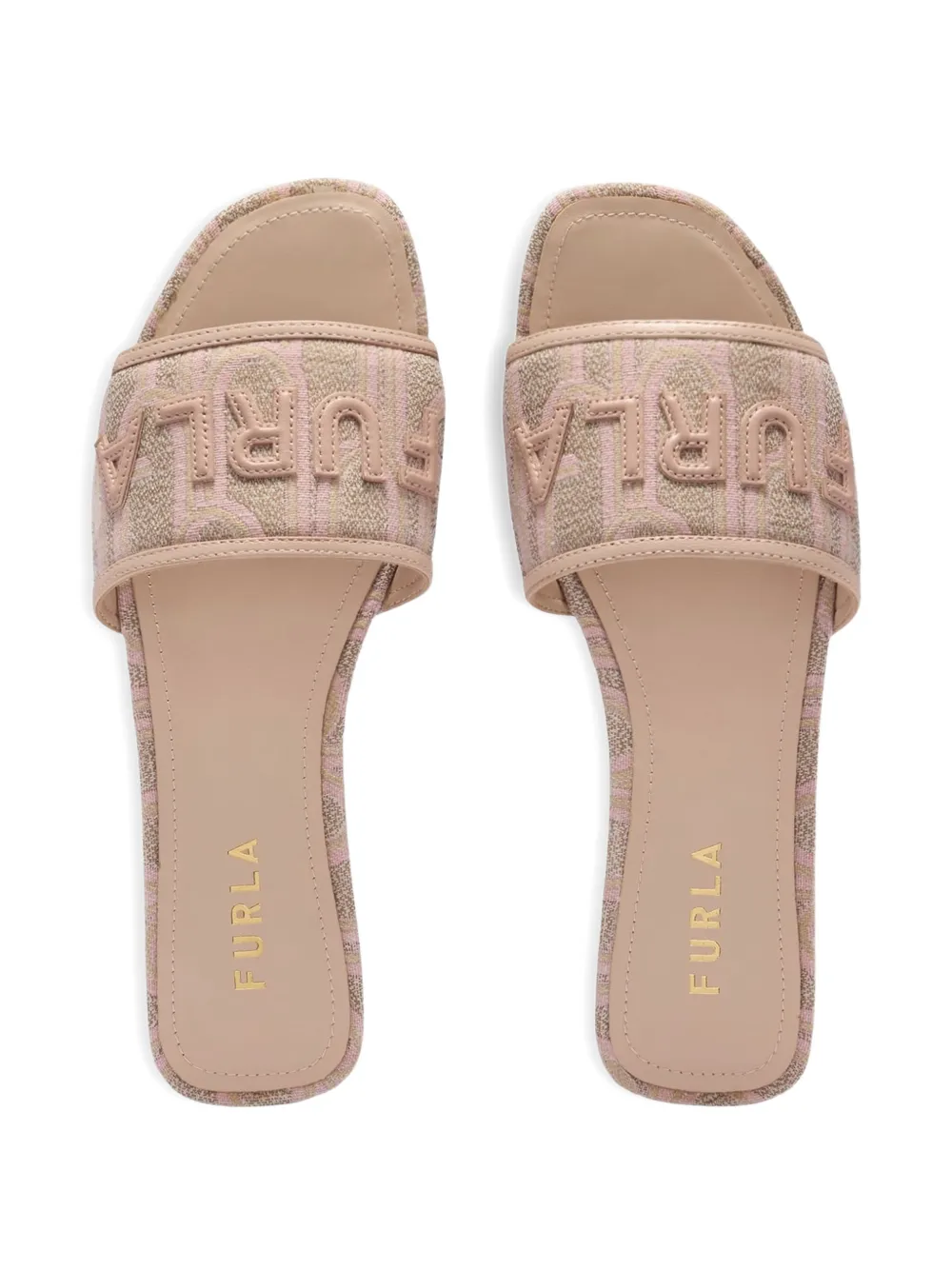 Furla Sandalen met logo Roze