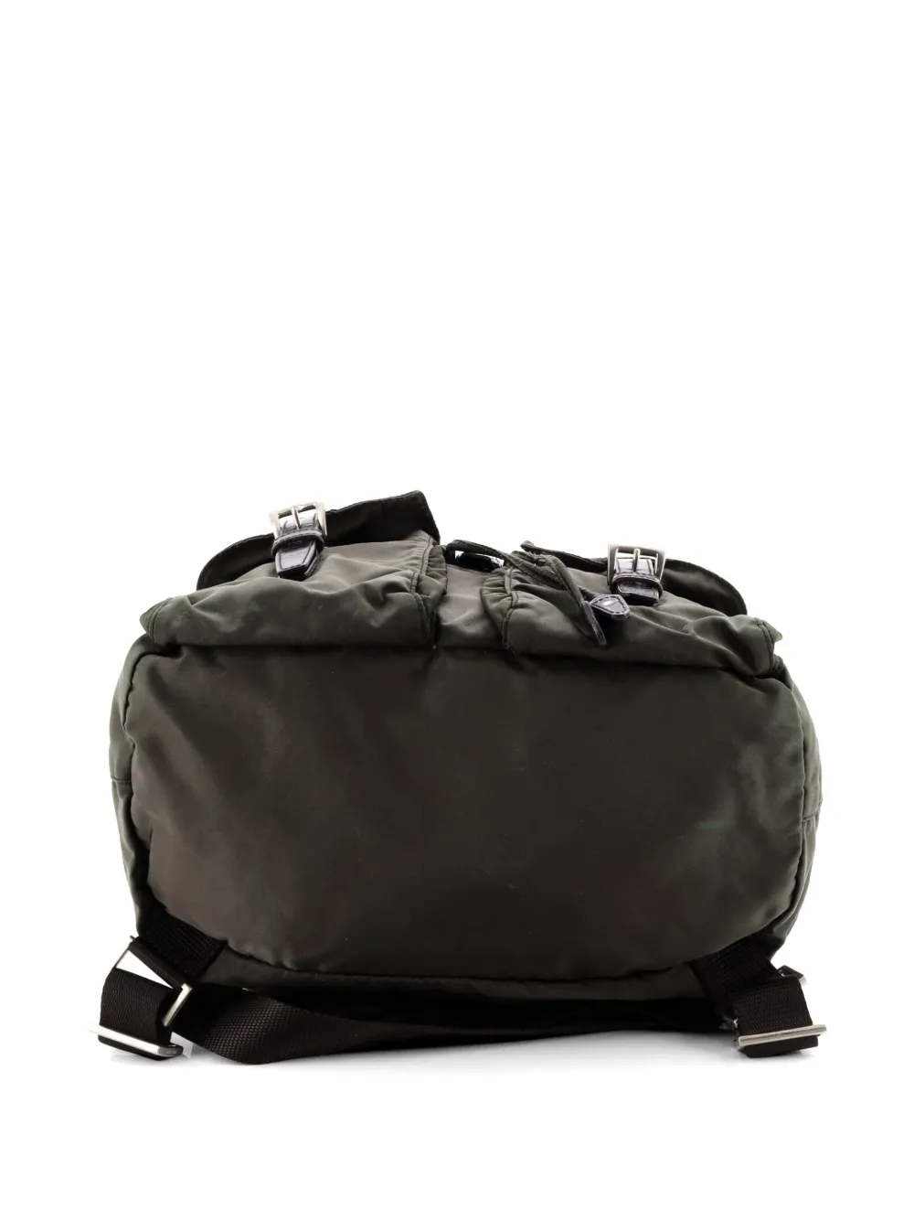 Vela Double Front Pocket Tessuto With Saffiano Leather Medium Backpack