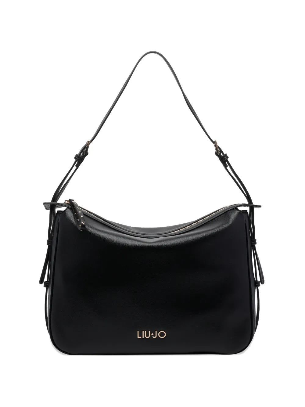 LIU JO logo-lettering shoulder bag - Nero